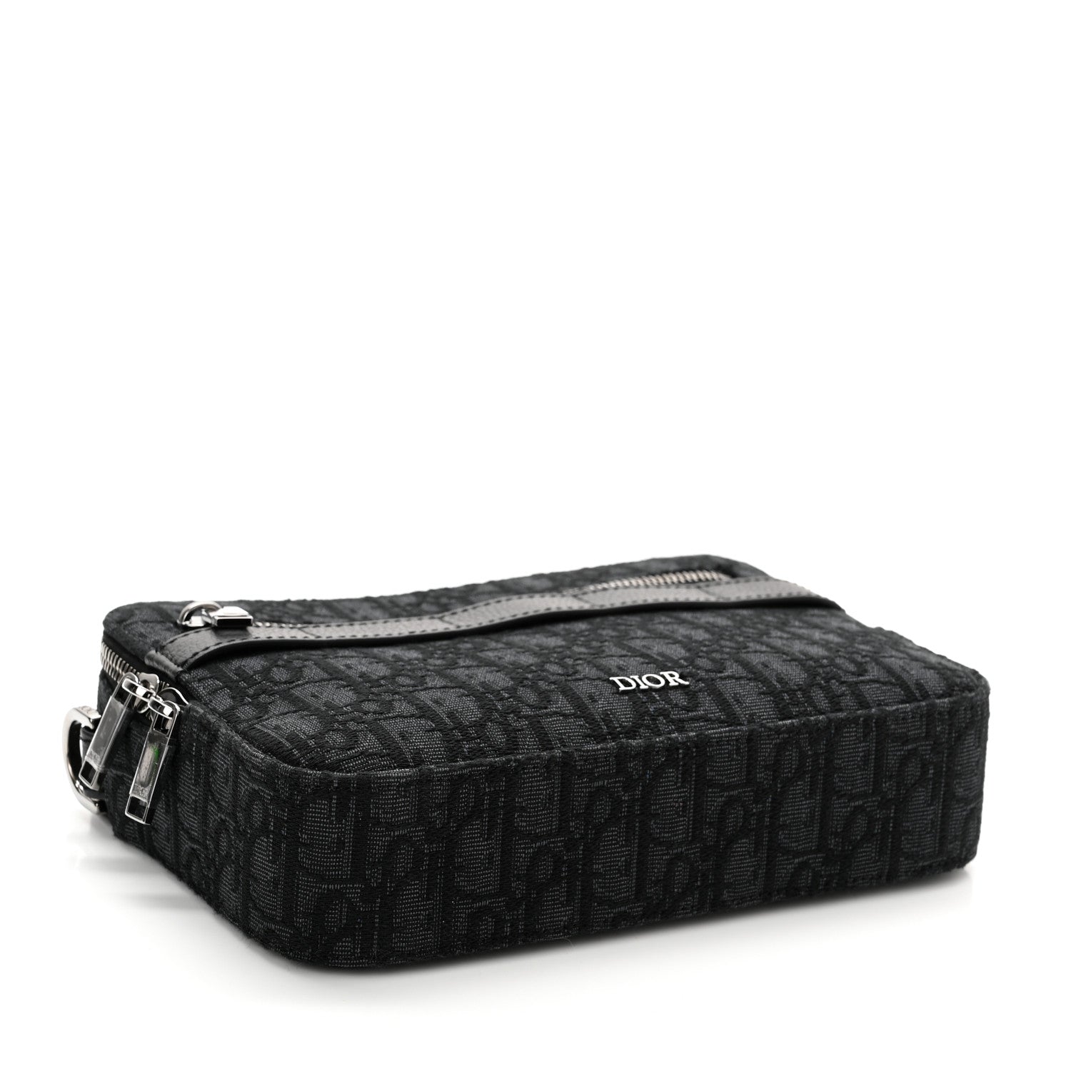 Christian Dior HOMME Oblique Safari Messenger Black 2 of 9