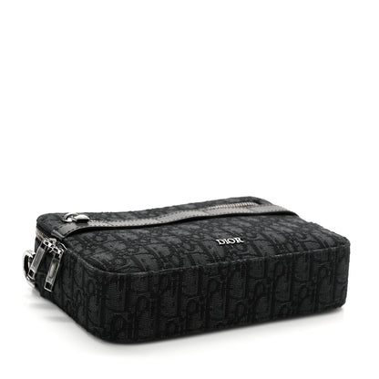Christian Dior HOMME Oblique Safari Messenger Black 2 of 9