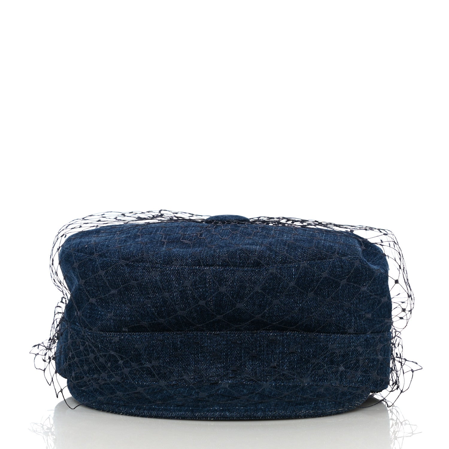 Christian Dior Denim Arty Veil Cap 58 Blue 2 of 8