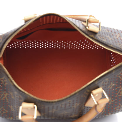 Louis Vuitton Monogram Perforated Speedy 30 Orange 5 of 12