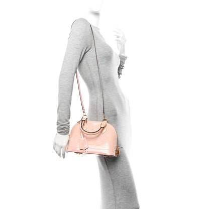 Louis Vuitton Vernis Alma BB Rose Ballerine 2 of 9