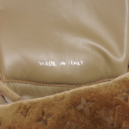 Louis Vuitton Suede Batignolles Wedges 38 Beige 6 of 7