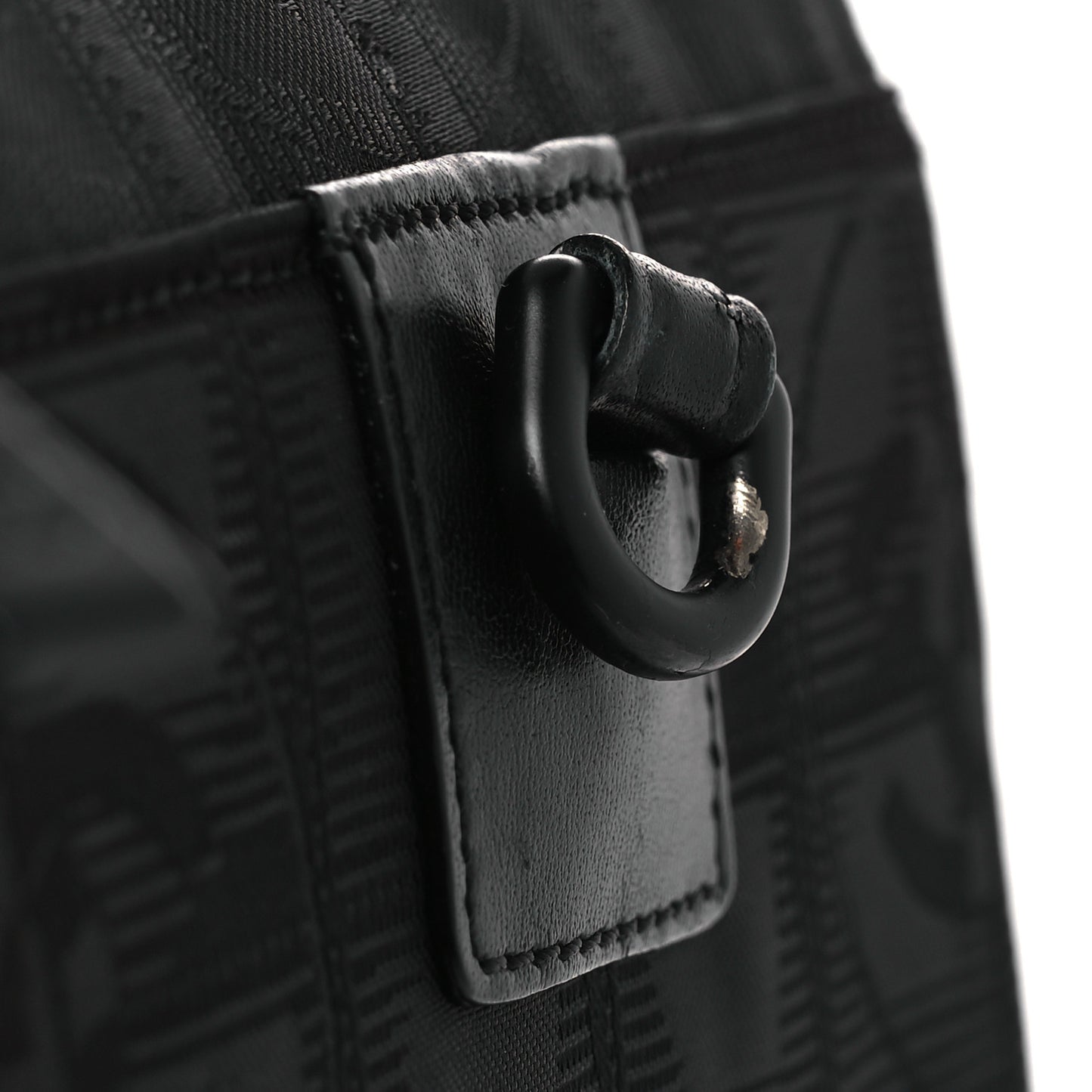 Nylon Travel Shoulder Bag Black