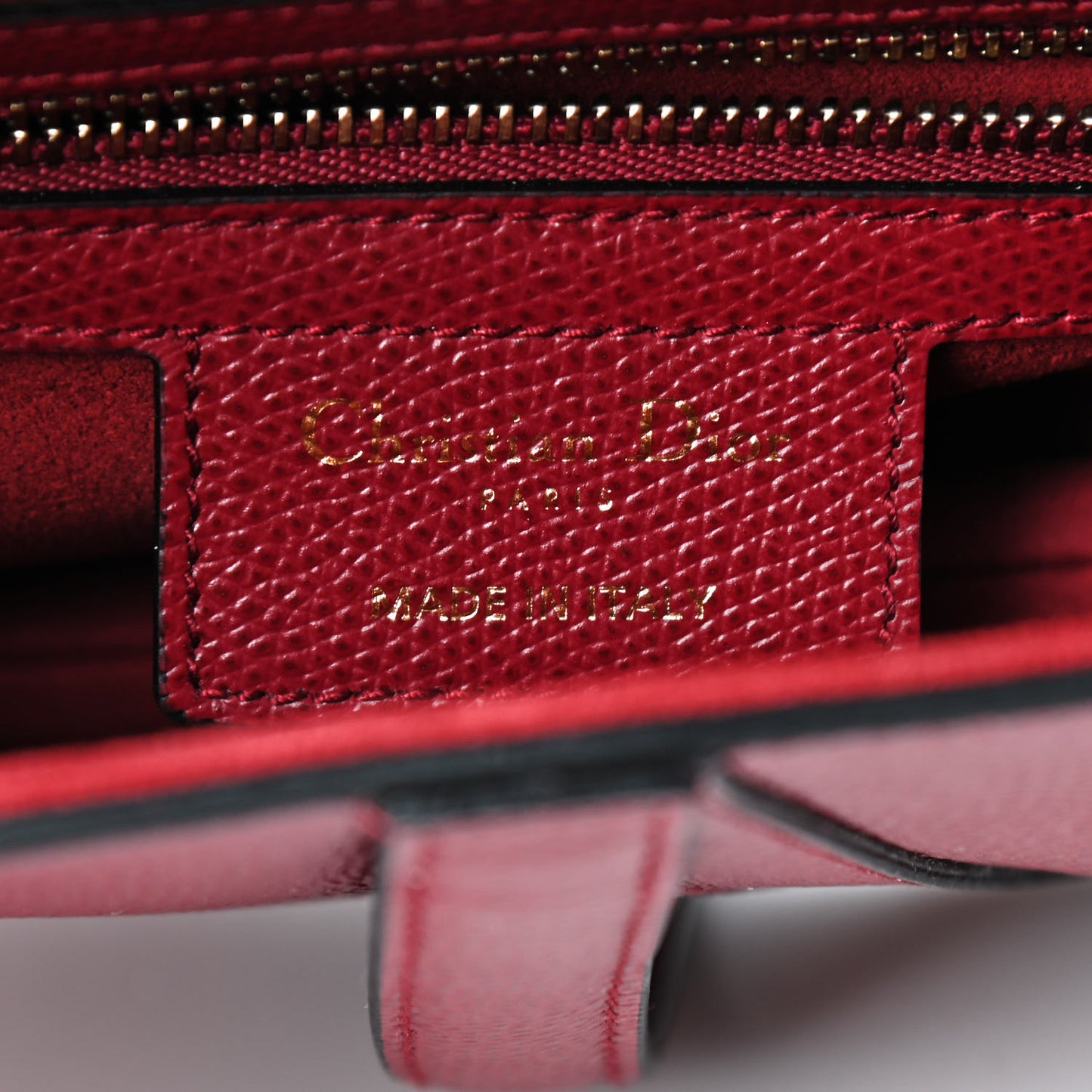 Calfskin Saddle Bag Scarlet