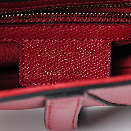 Christian Dior Calfskin Saddle Bag Scarlet 8 of 9