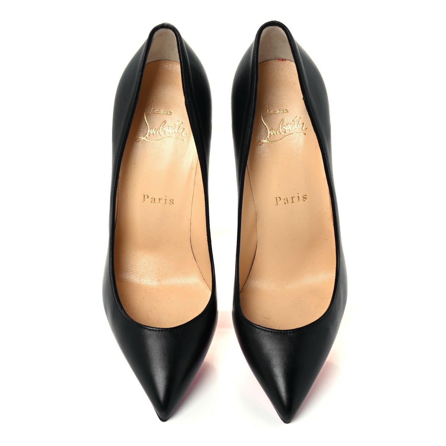 Shiny Nappa Pigalle Follies 100 Pumps 35.5 Black
