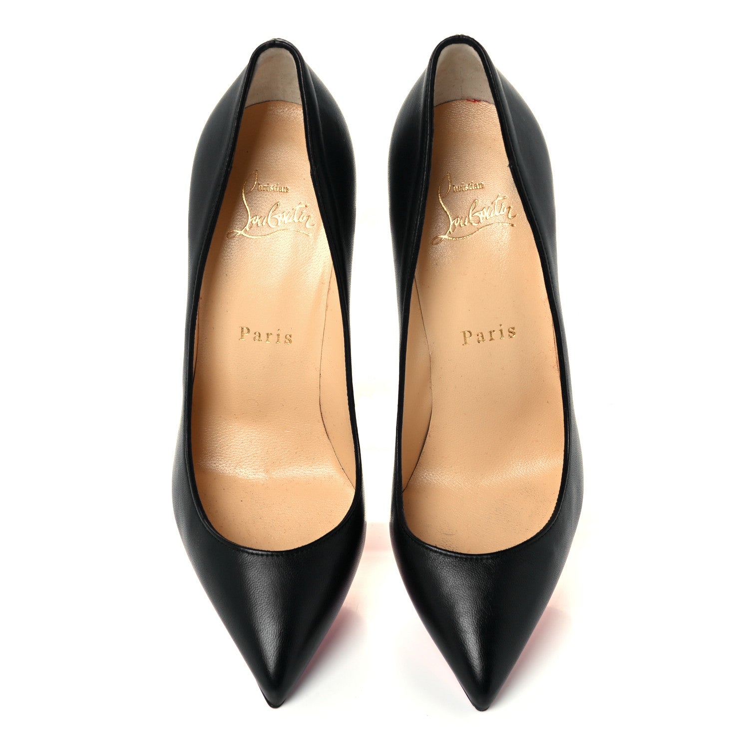 Christian Louboutin Shiny Nappa Pigalle Follies 100 Pumps 35.5 Black 5 of 9