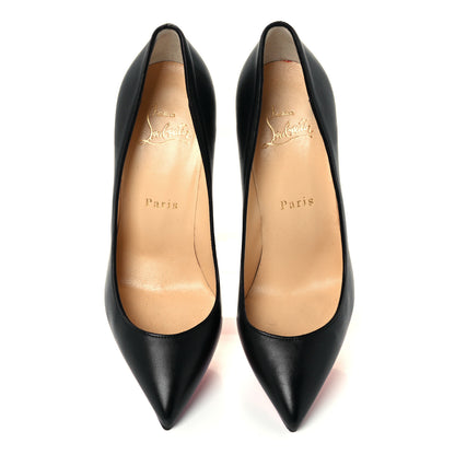 Christian Louboutin Shiny Nappa Pigalle Follies 100 Pumps 35.5 Black 5 of 9