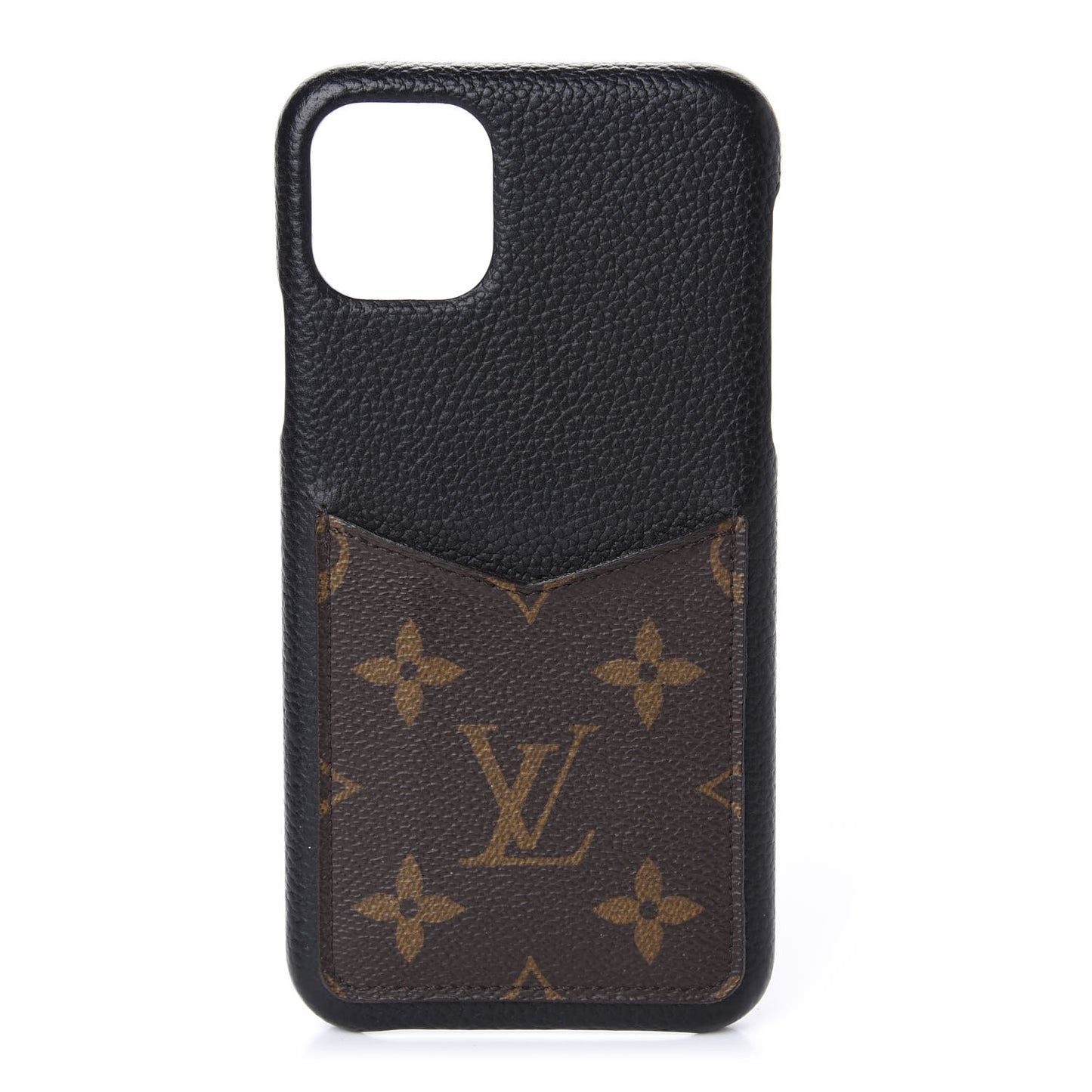 Monogram iPhone 11 Max Pro Bumper Black