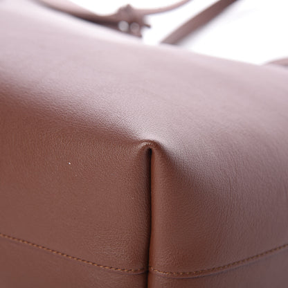 Saint Laurent Calfskin Large Shopping Tote Old Brandy 11 of 13