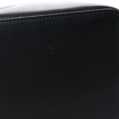 Fendi Vitello Cruise Bi-Color FF 1974 Embossed F is Fendi Drawstring Backpack Black Fragola Maya 17 of 19