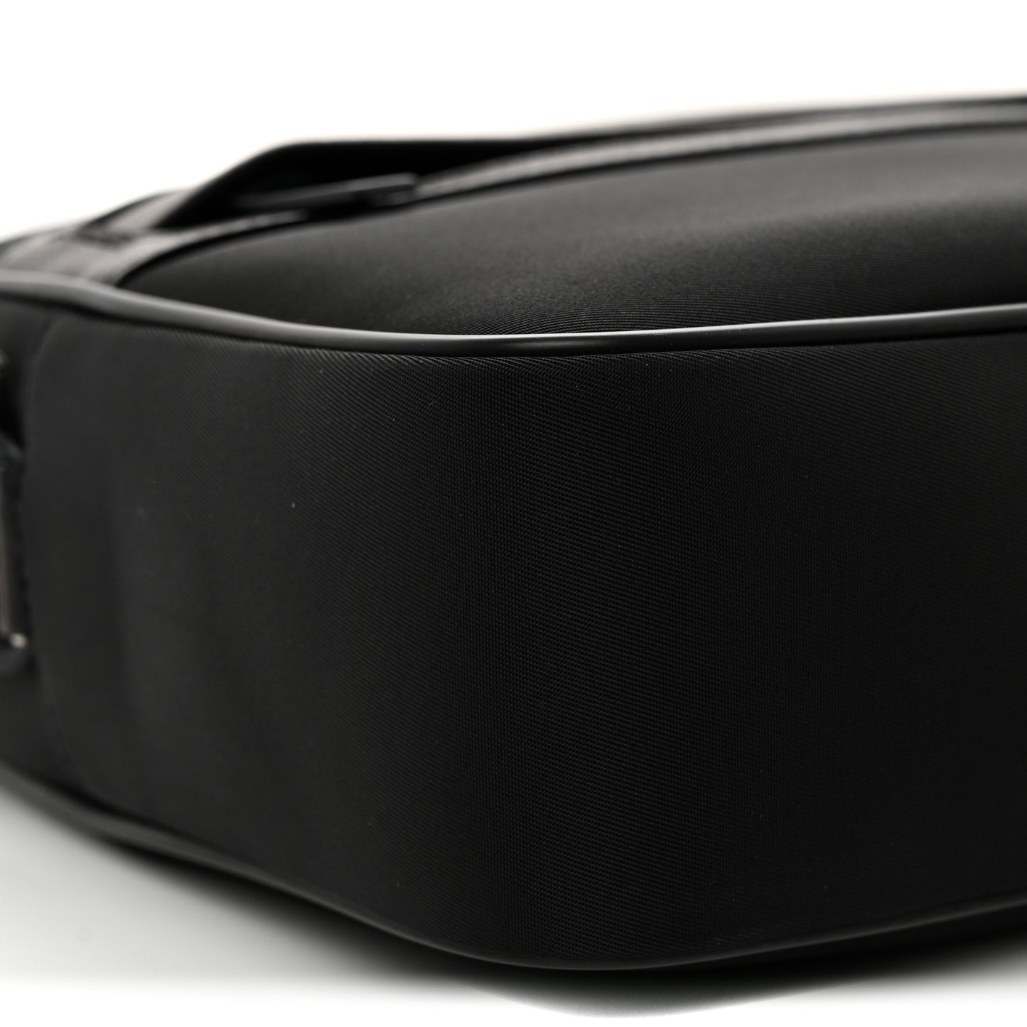 Lambskin Nylon Small Camp Camera Bag Black