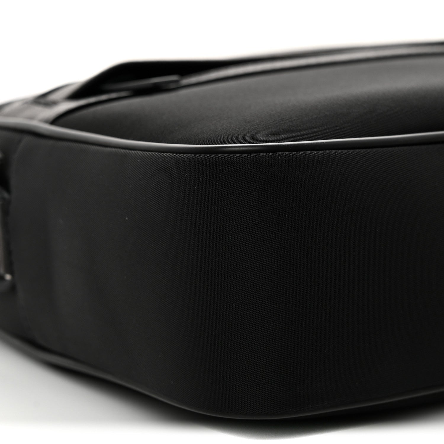 Saint Laurent Lambskin Nylon Small Camp Camera Bag Black 9 of 10