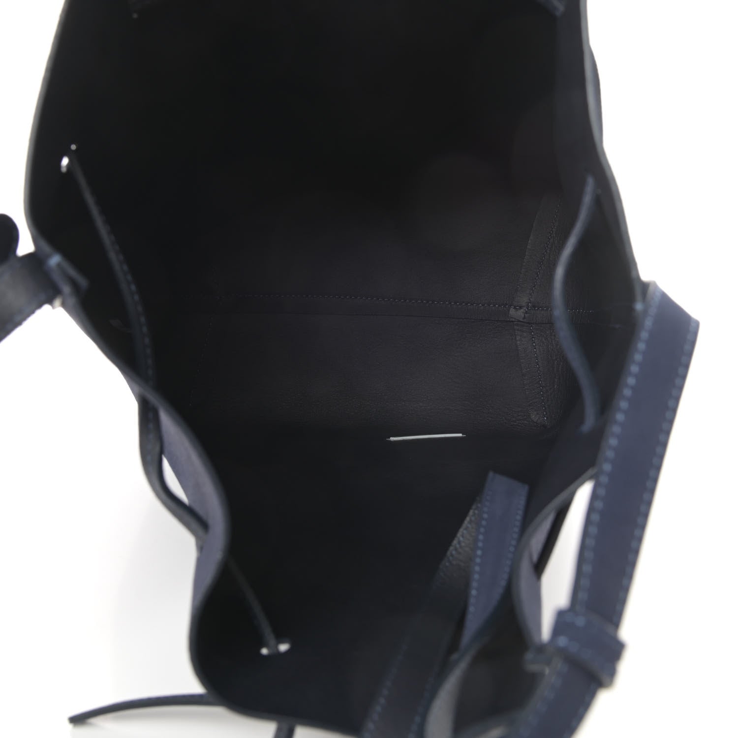 Mansur Gavriel Suede Bucket Bag Blu 6 of 13
