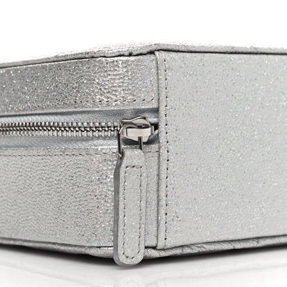 Chanel Metallic Caviar Quilted Camera Bag Silver 9 of 11