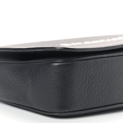 Balenciaga Pebbled Calfskin Everyday Chain Wallet Black 8 of 14
