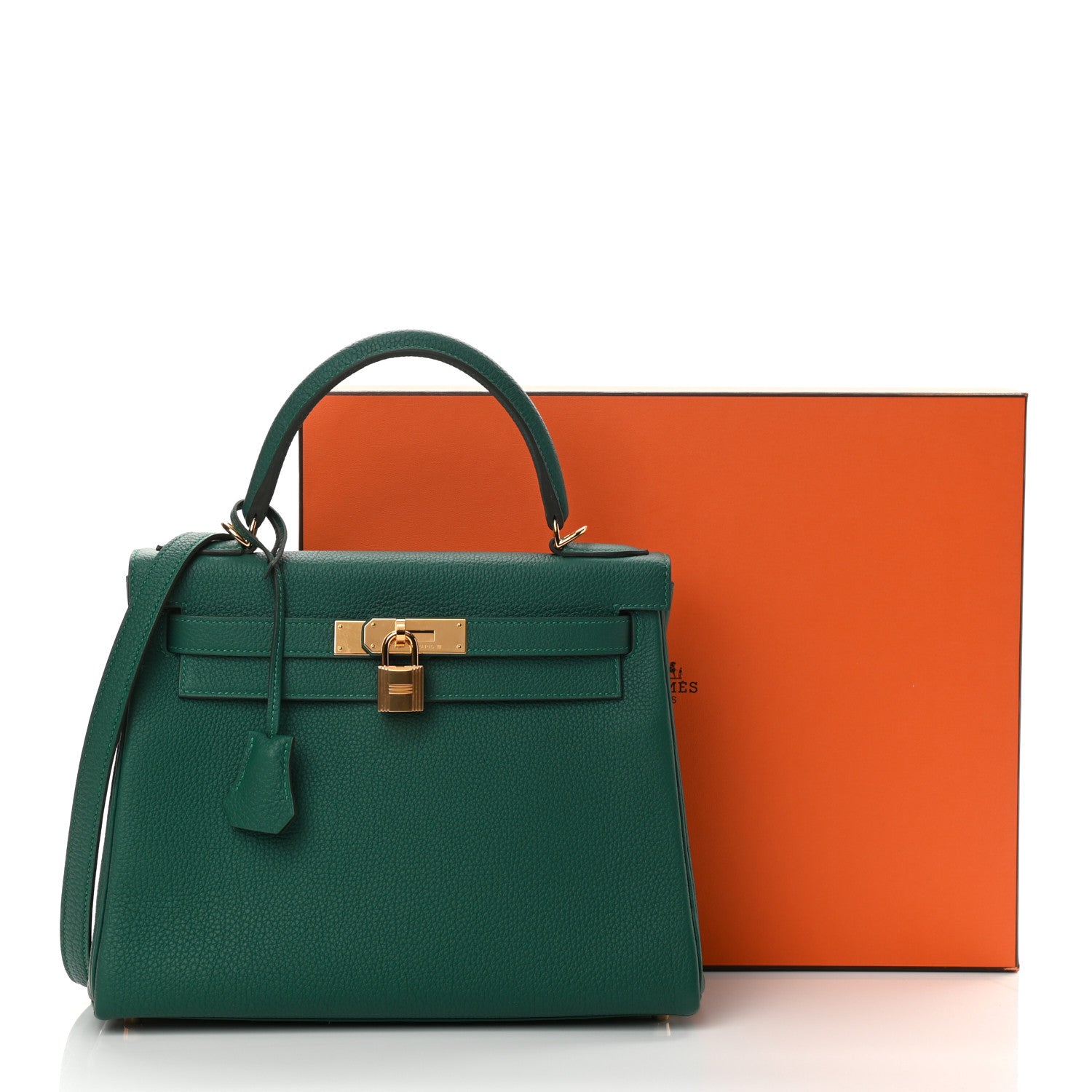 Hermes Togo Kelly Retourne 28 Malachite 11 of 11