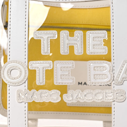 Marc Jacobs PVC The Small Tote Bag White Yellow 10 of 17