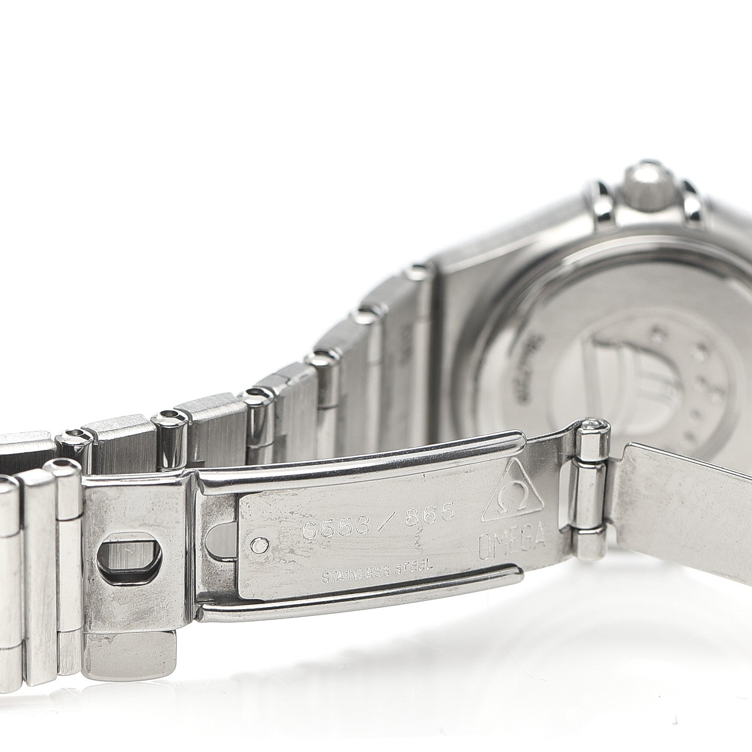 Omega Stainless Steel Diamond Bezel Mother of Pearl 22mm Constellation Quartz Watch 1460.75.00 11 of 14