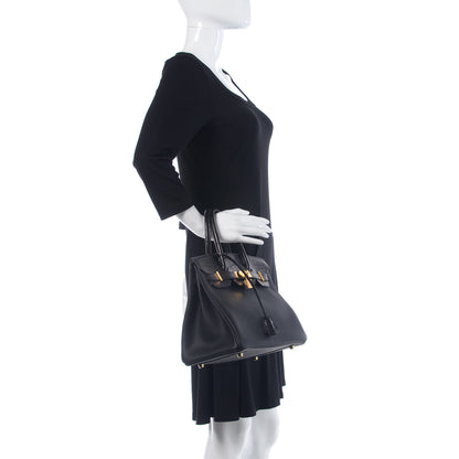Hermes Togo Matte Alligator Birkin Touch 30 Black 2 of 40