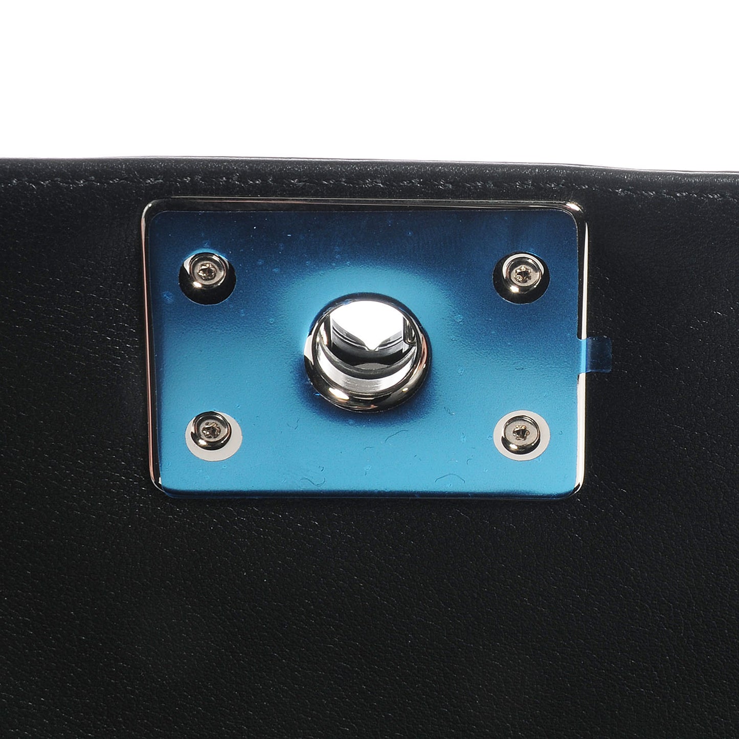 Patent Medium Boy Flap So Black