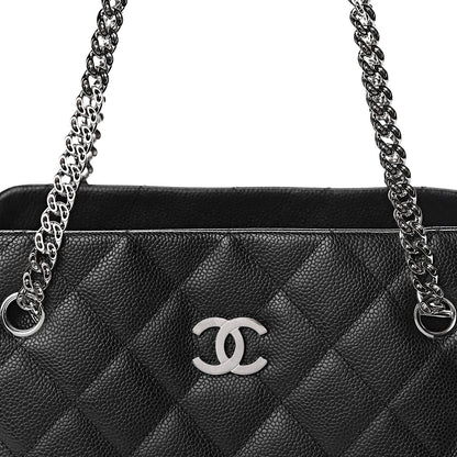 Chanel Caviar Quilted Tote Black 11 of 12