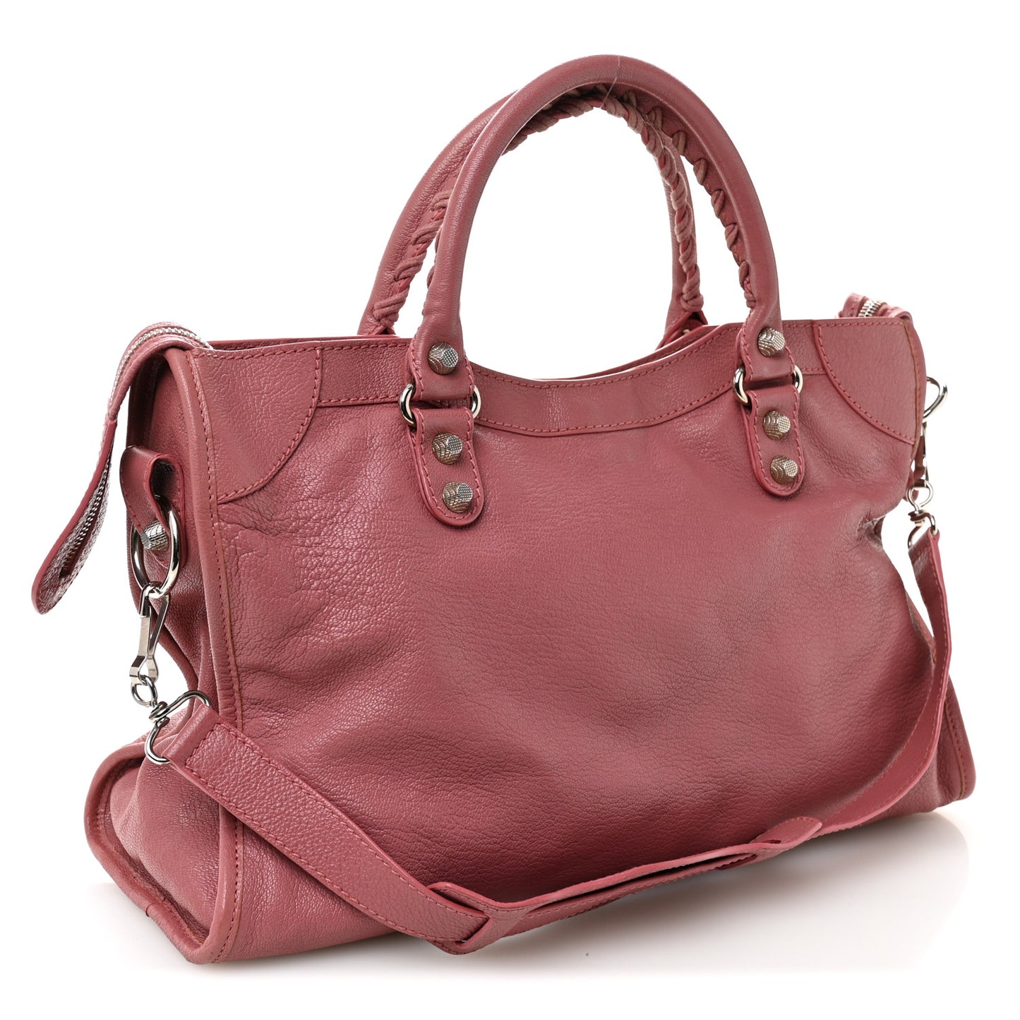 Agneau Giant 12 Silver Hardware City Rose Bruyere