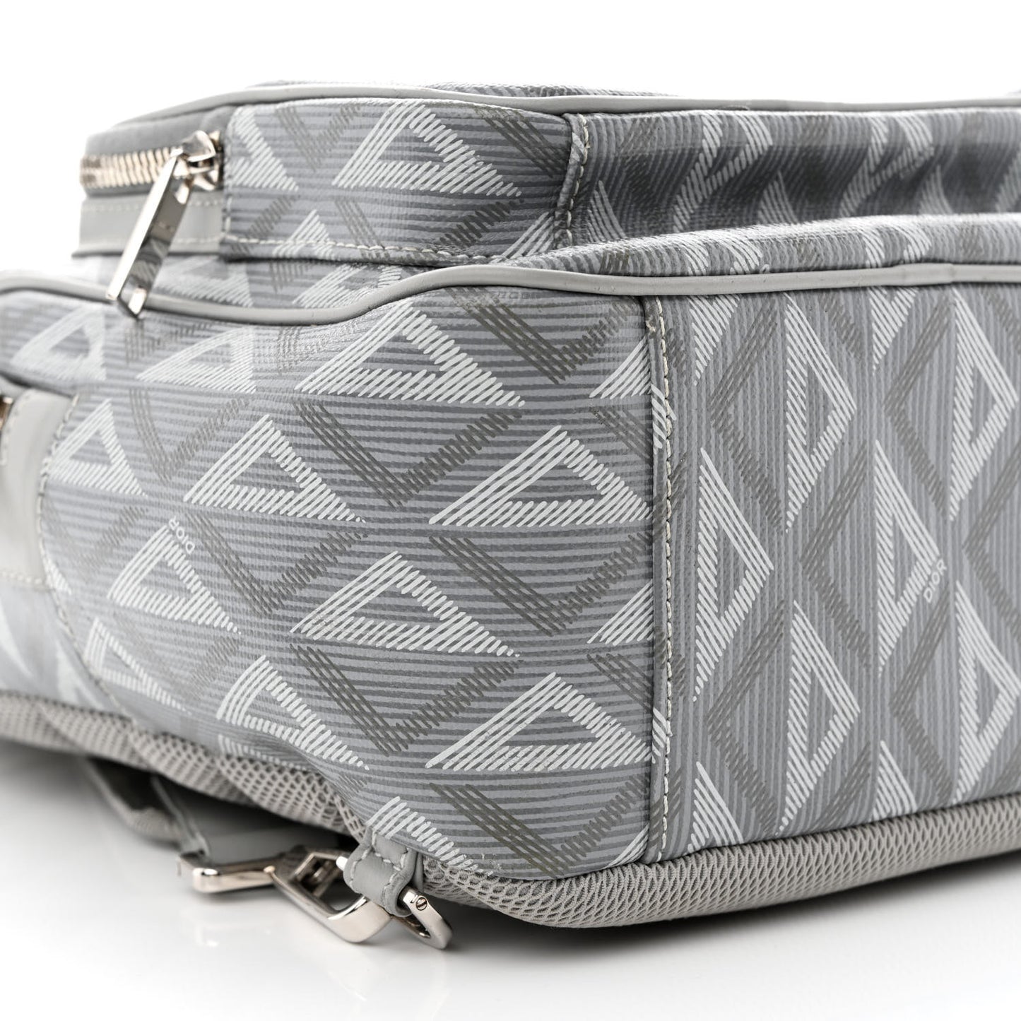 Coated Canvas CD Diamond Mini Rider Backpack Gray