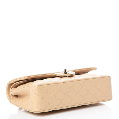 Chanel Caviar Quilted Medium Double Flap Beige Clair 4 of 9