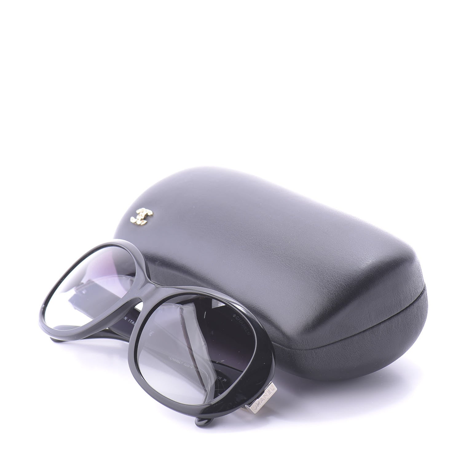 Chanel Acetate CC Turnlock Sunglasses 5235-Q Black Beige 9 of 9
