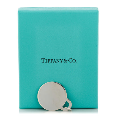 Tiffany Sterling Silver Round Tag Charm 4 of 4