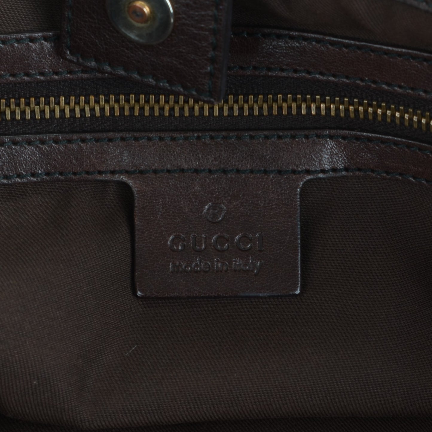 Monogram Medium Jockey Tote Dark Brown