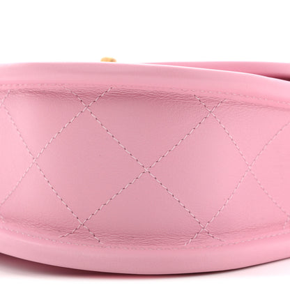 Chanel Calfskin Quilted Small Messenger Flap Light Pink 10 of 11