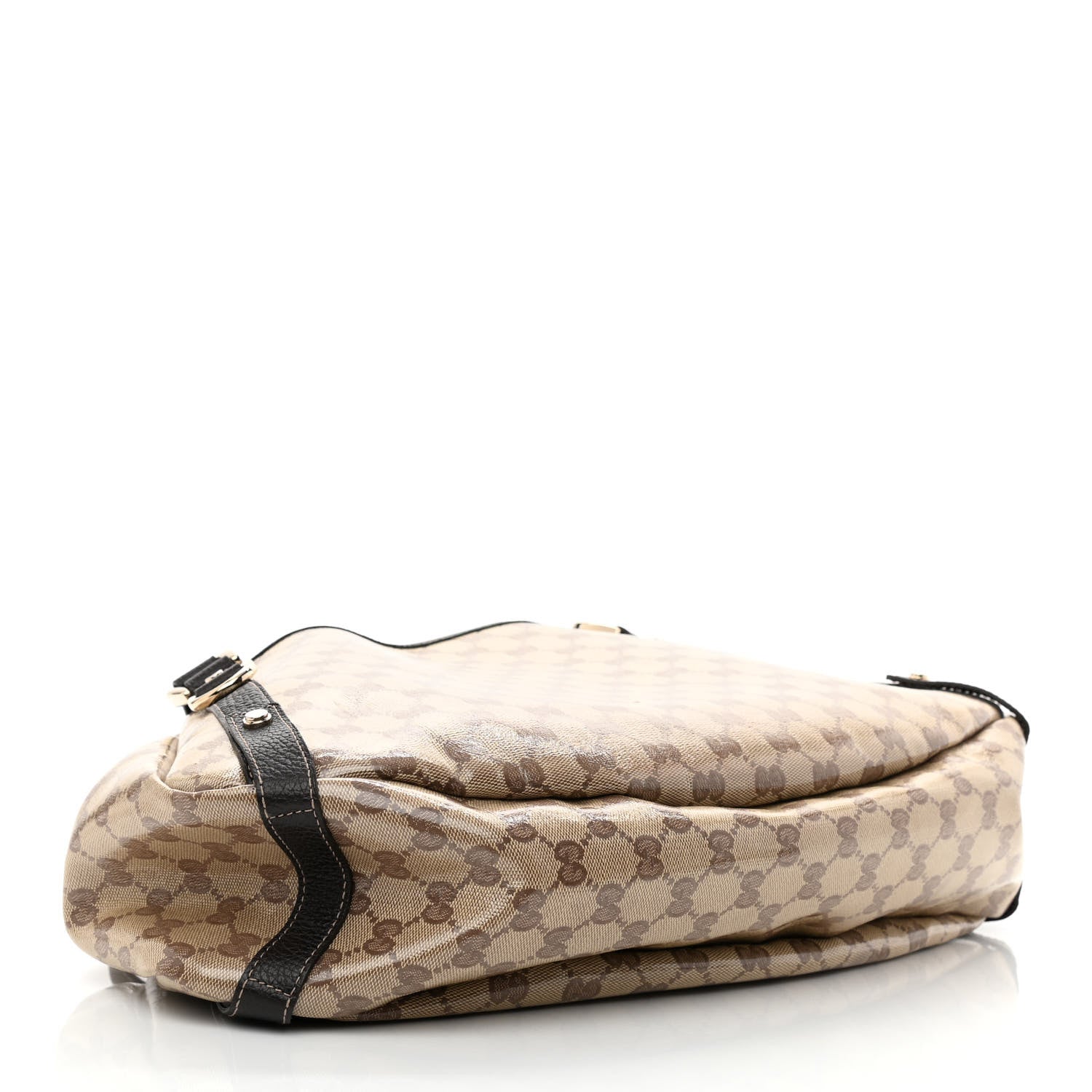 Gucci Crystal Monogram Medium Abbey Shoulder Bag Dark Brown 4 of 10