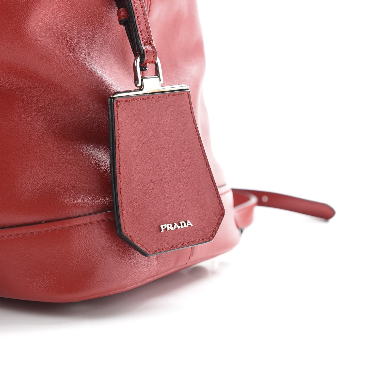 Soft Calfskin Bucket Bag Fuoco
