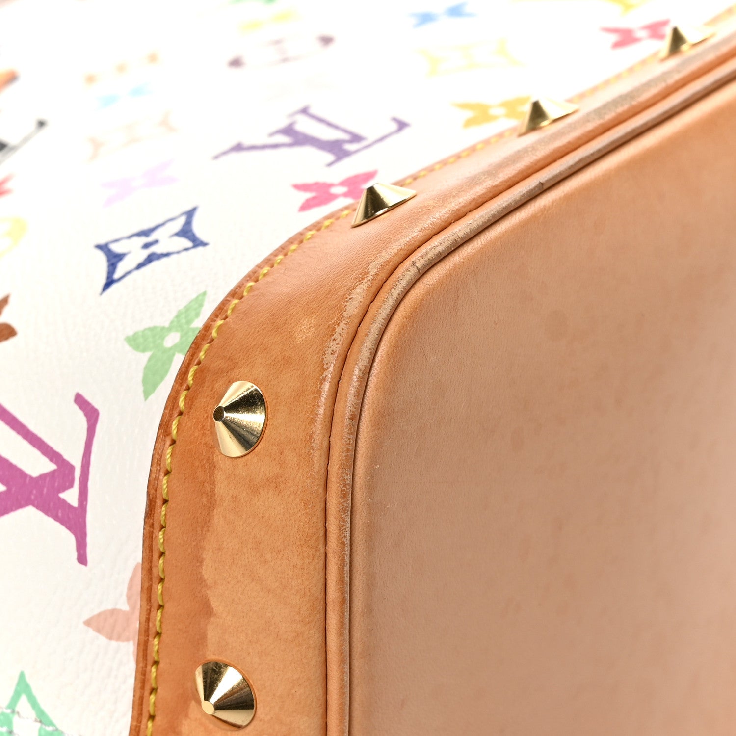 Louis Vuitton Monogram Multicolor Alma White 11 of 12