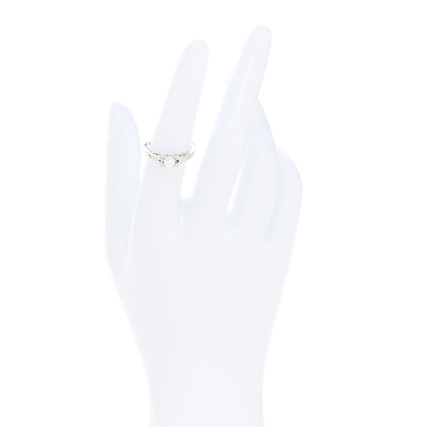 Platinum Diamond .31ct Ballerine Engagement Ring 52 6
