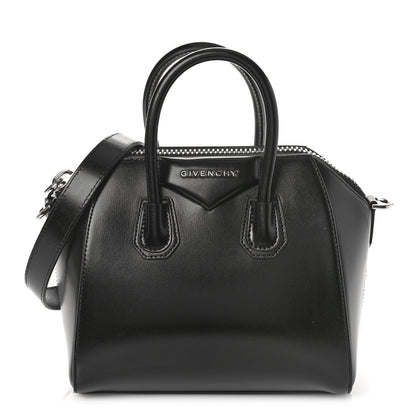 Givenchy Shiny Lord Calfskin Mini Antigona Black 1 of 9