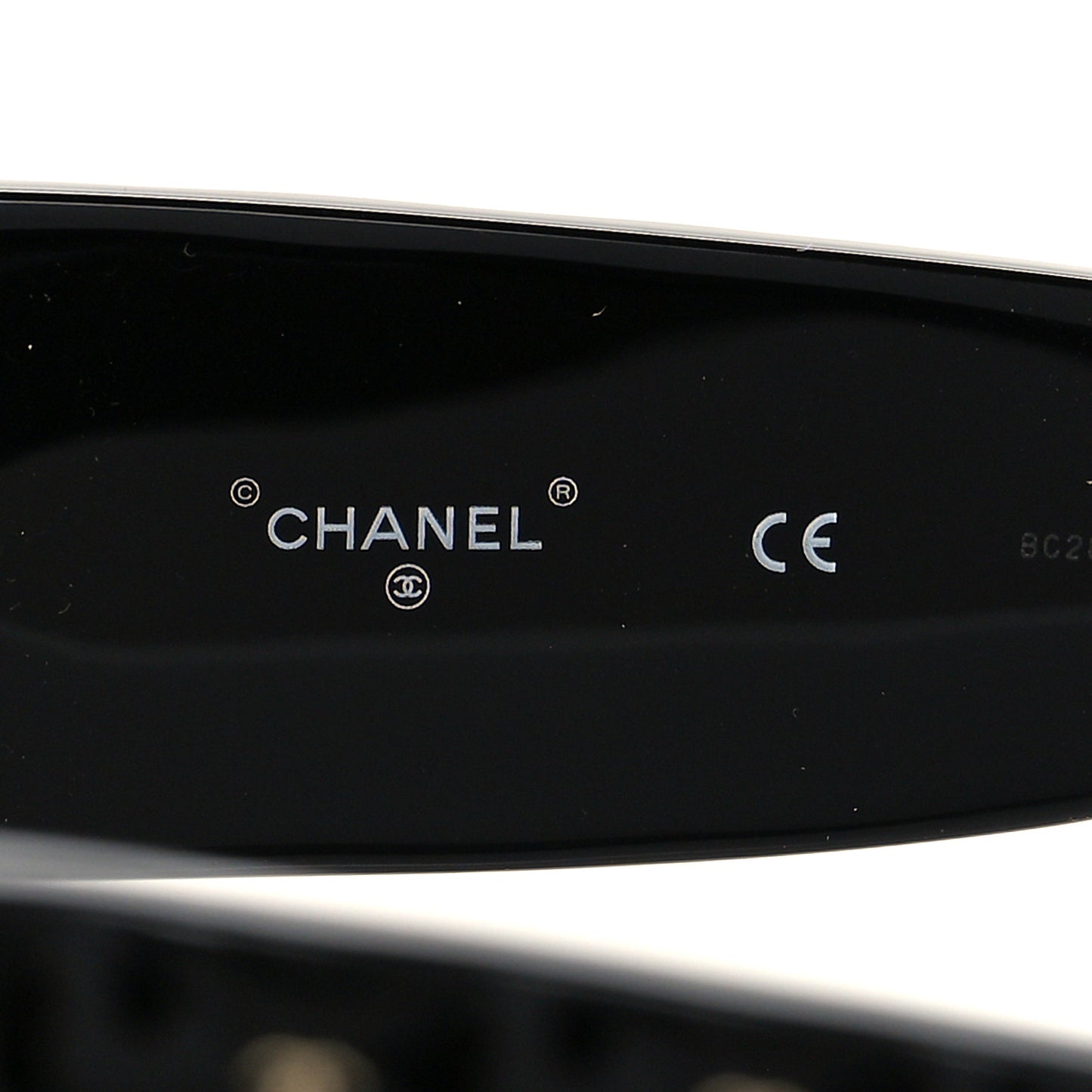 Acetate Quilted CC Pilot Sunglasses 71465 Black