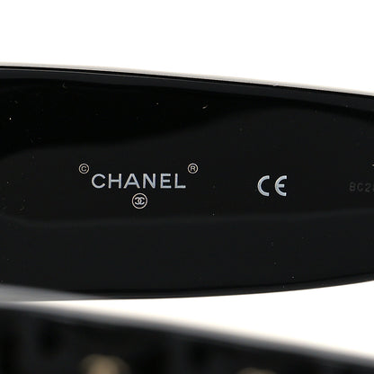 Chanel Acetate Quilted CC Pilot Sunglasses 71465 Black 5 of 8