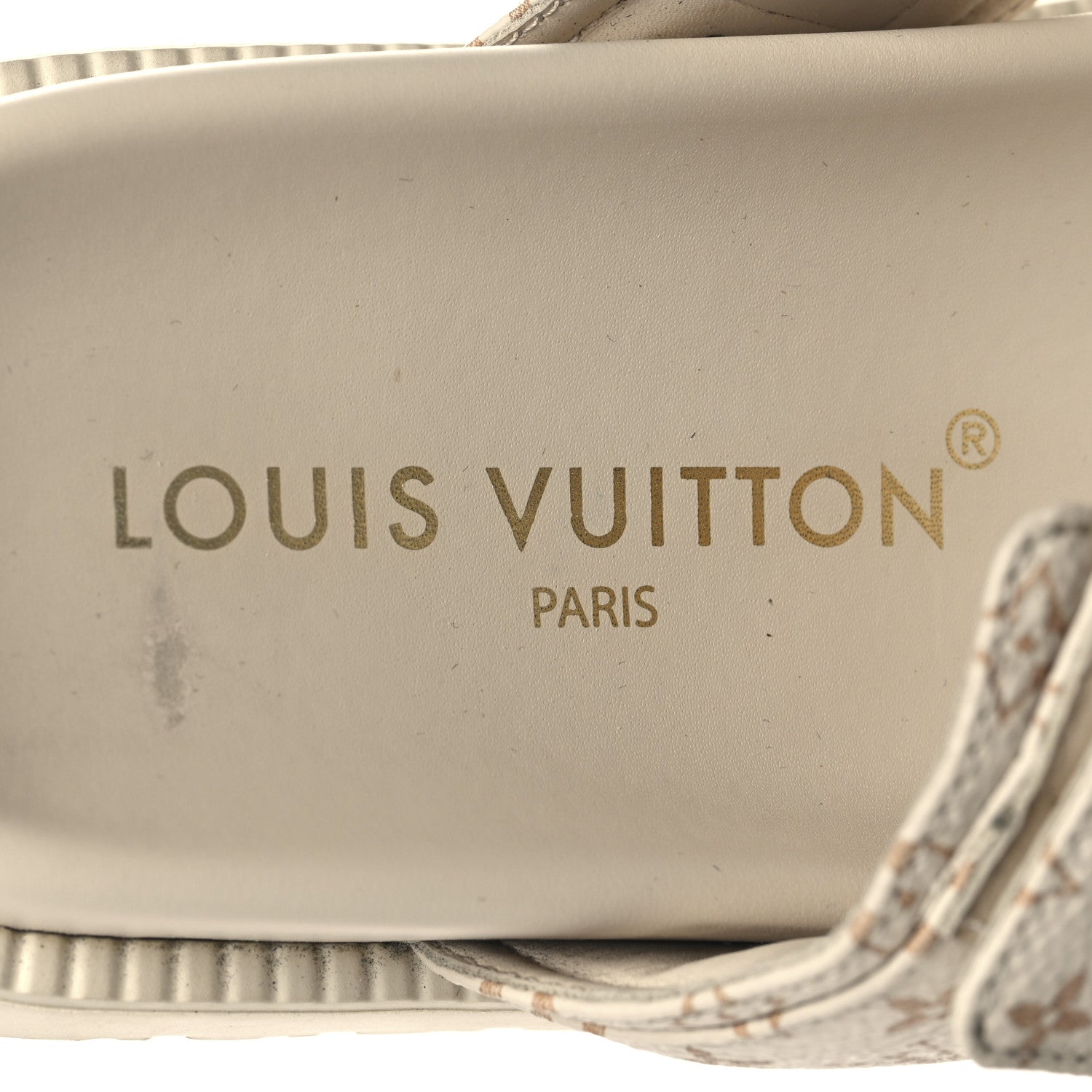 Louis Vuitton Monogram LV Sunset Comfort Flat Sandals 37 Dune