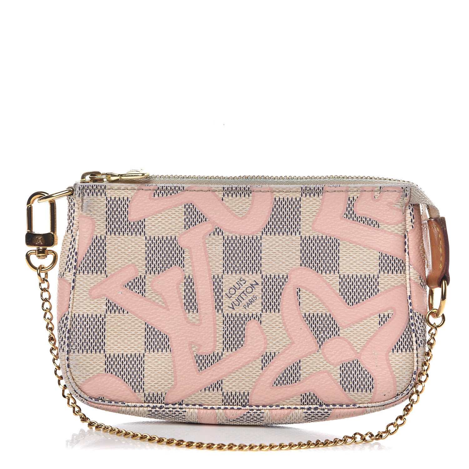 Louis Vuitton Damier Azur Tahitienne Mini Pochette Accessories 1 of 11