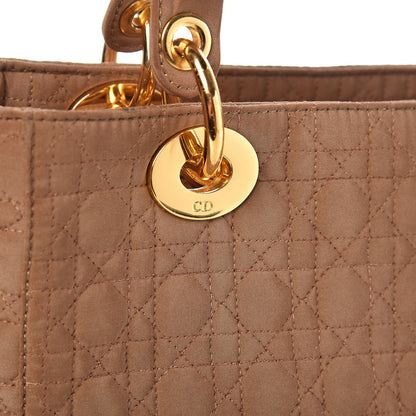 Christian Dior Nylon Cannage Medium Lady Dior Brown 8 of 16