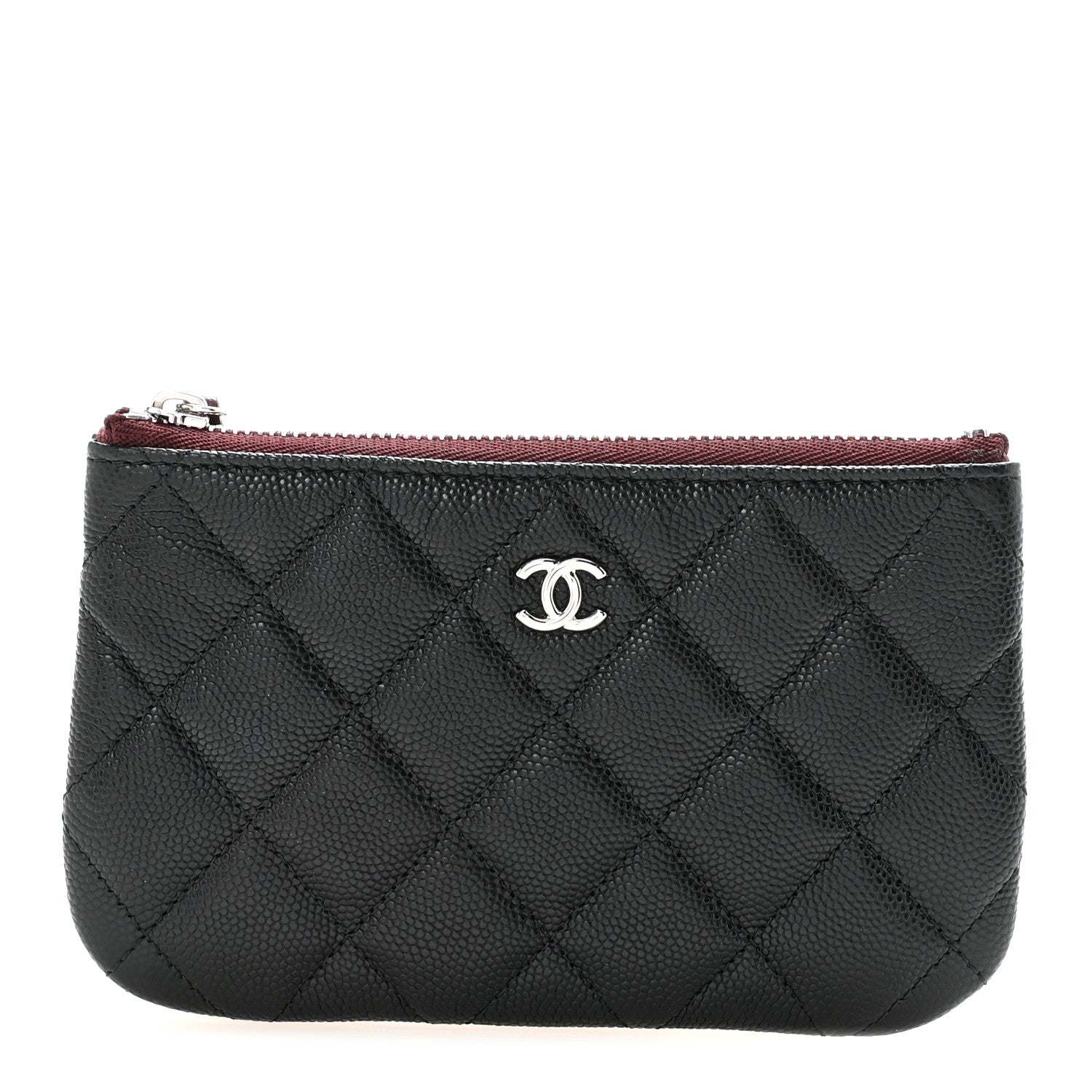 Chanel Caviar Quilted Small Cosmetic Case Black 1 of 8