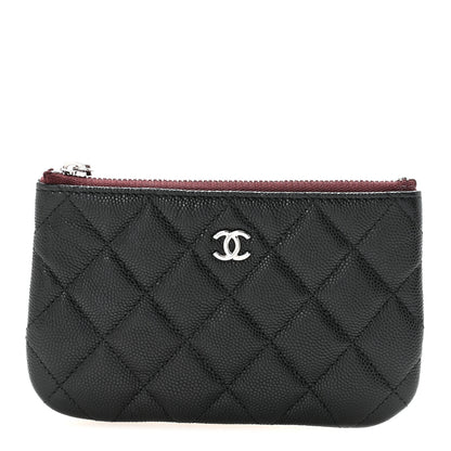 Chanel Caviar Quilted Small Cosmetic Case Black 1 of 8