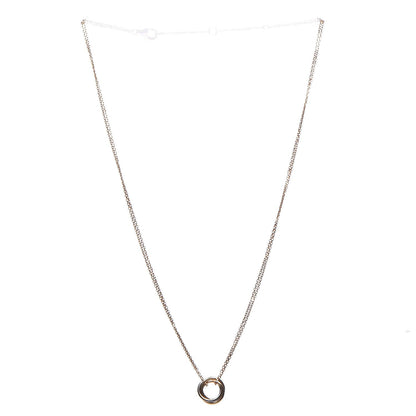 Cartier 18K Pink Yellow White Gold Trinity Double Chain Pendant Necklace 3 of 7