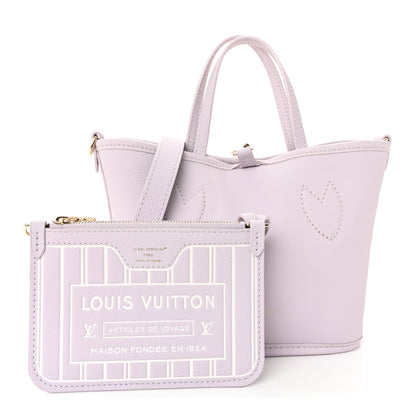 Louis Vuitton Monogram Neverfull Inside Out Bandouliere BB Misty Lilac 5 of 17
