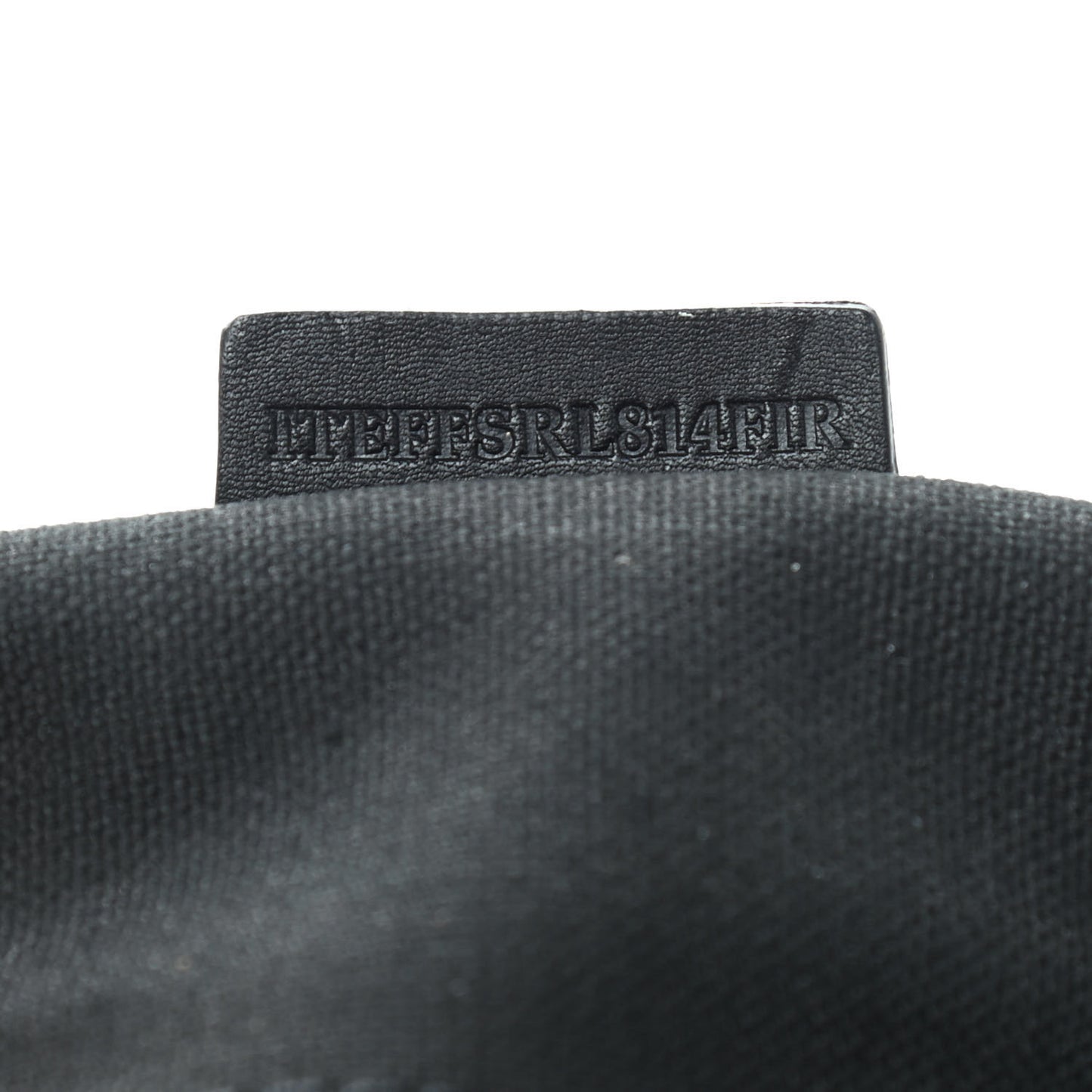 Calfskin Two Front Pocket Shoulder Bag Black