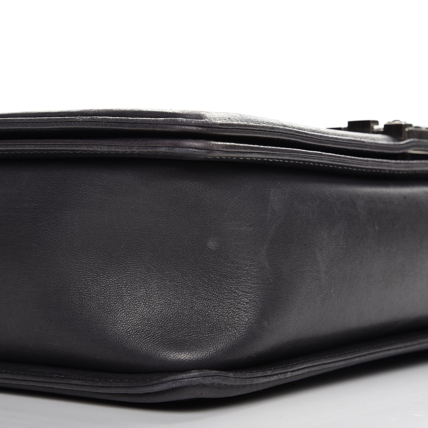 Chanel Lambskin Quilted Large Boy Flap Grey 9 of 11