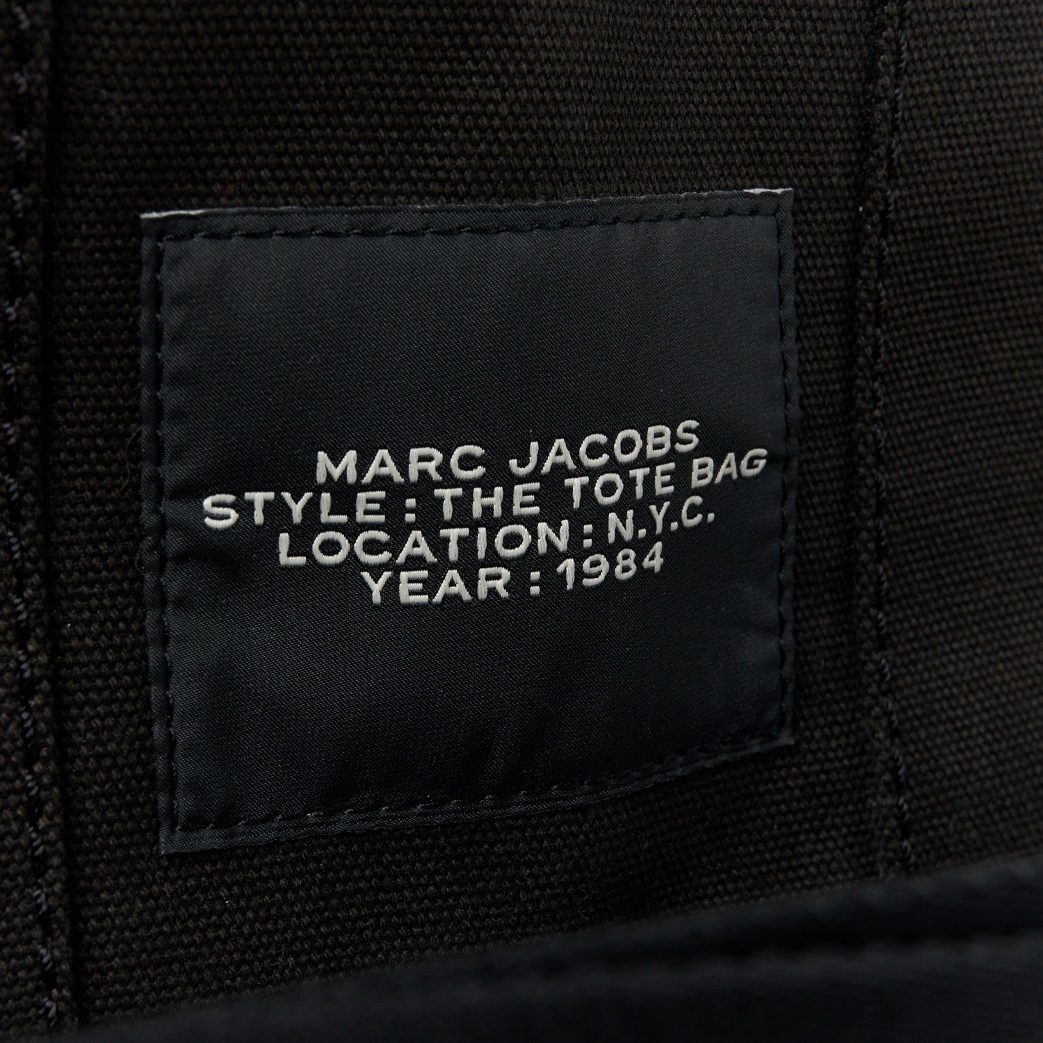 Marc Jacobs Cotton Canvas Small The Traveler Tote Bag Black 7 of 10
